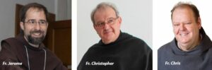 Pictures of Fr. Jerome, Fr. Christopher, Fr. Chris