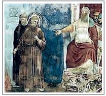 Giotto, St. Francis before the Sultan 