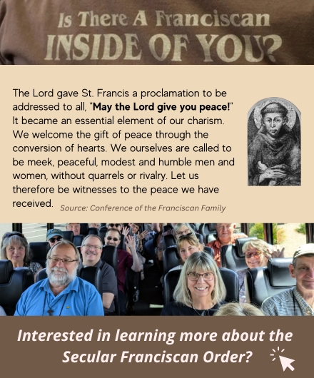 Is there a Franciscan Inside of you?