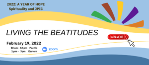 Living the Beatitudes program slide