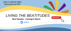 Living the Beatitudes program slide