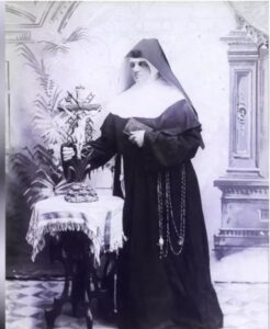 Adele as a 19th century Third Order Franciscan Sister
