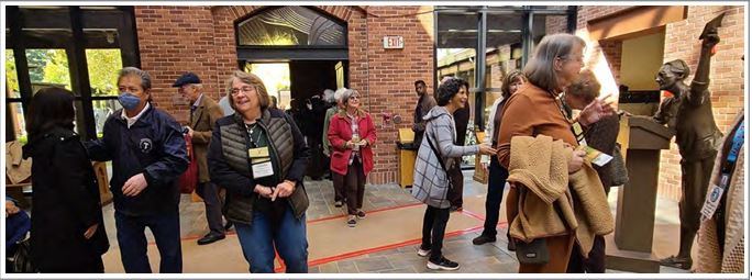 The Group on Tour to the Solunas Casey Center 