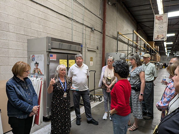 One of the tour groups with members from Chapter. (Cathy Roszhart)