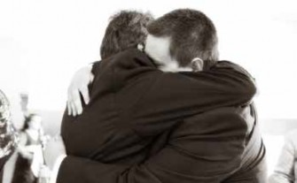Two Family Members hugging